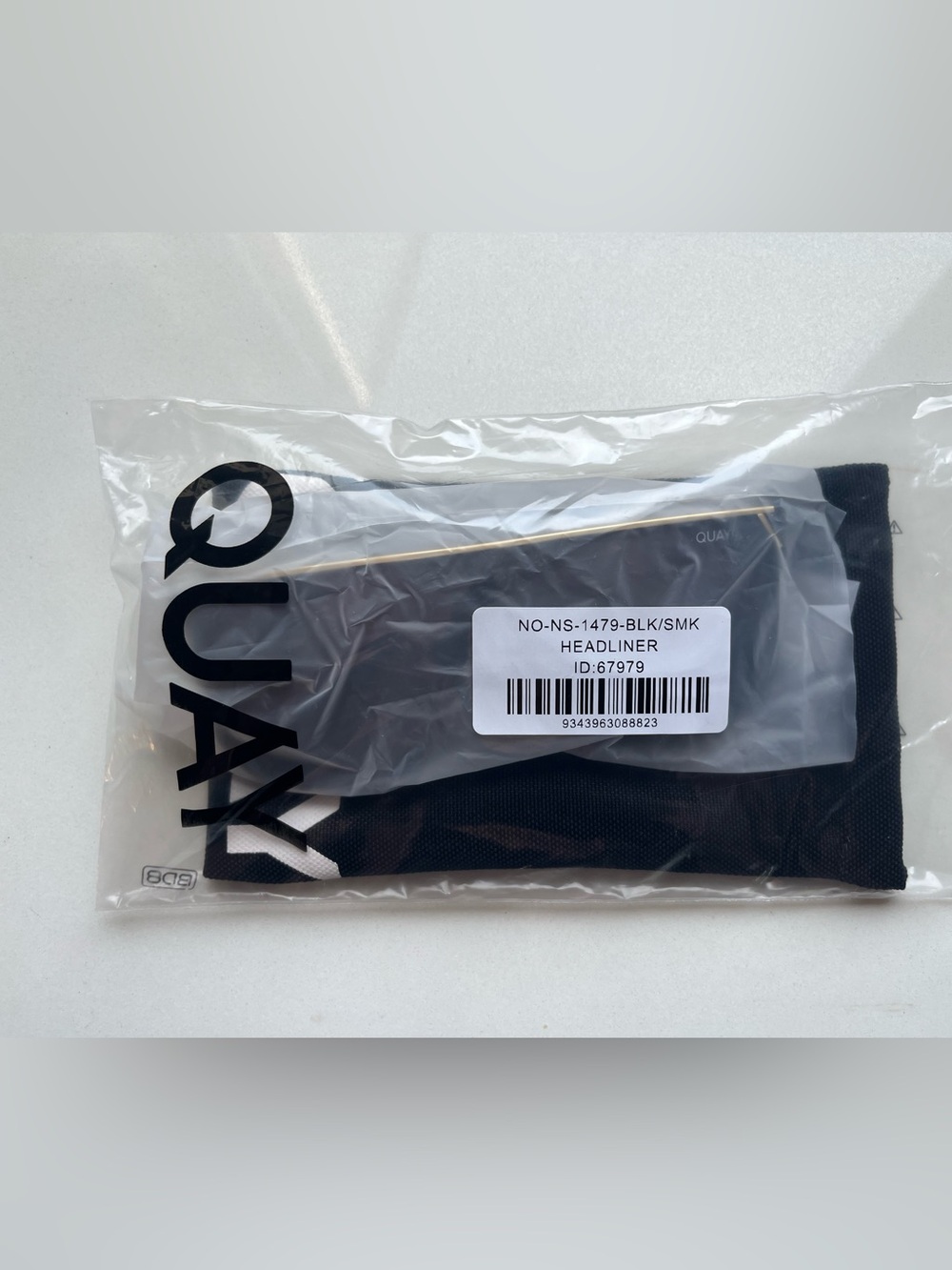 QUAY Headliner Sunglasses - Black Frame / Smoke Lens - NWT - Picture 7 of 7